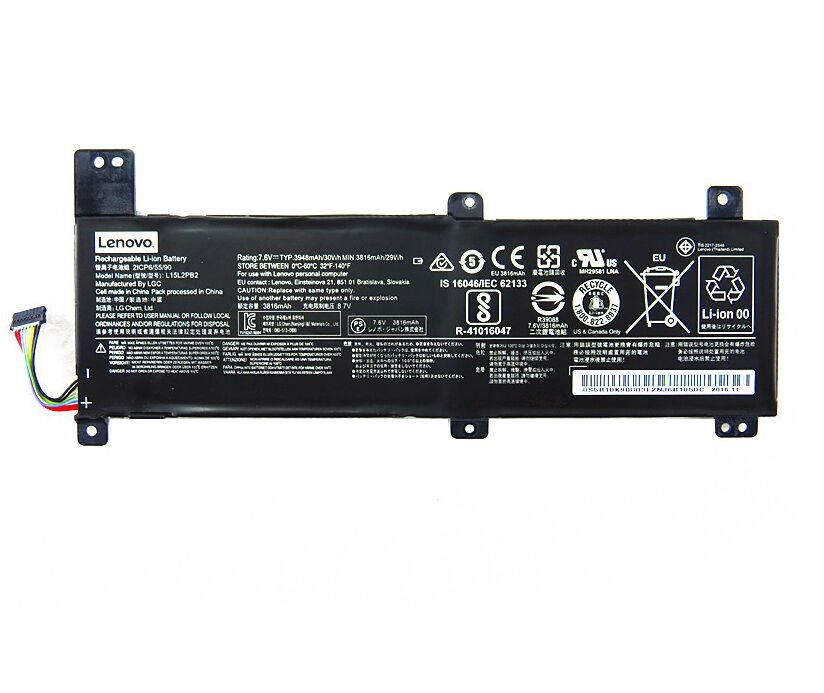 2-Zellen 3948mAh 30Wh Akku Lenovo 5B10K90806 Akku