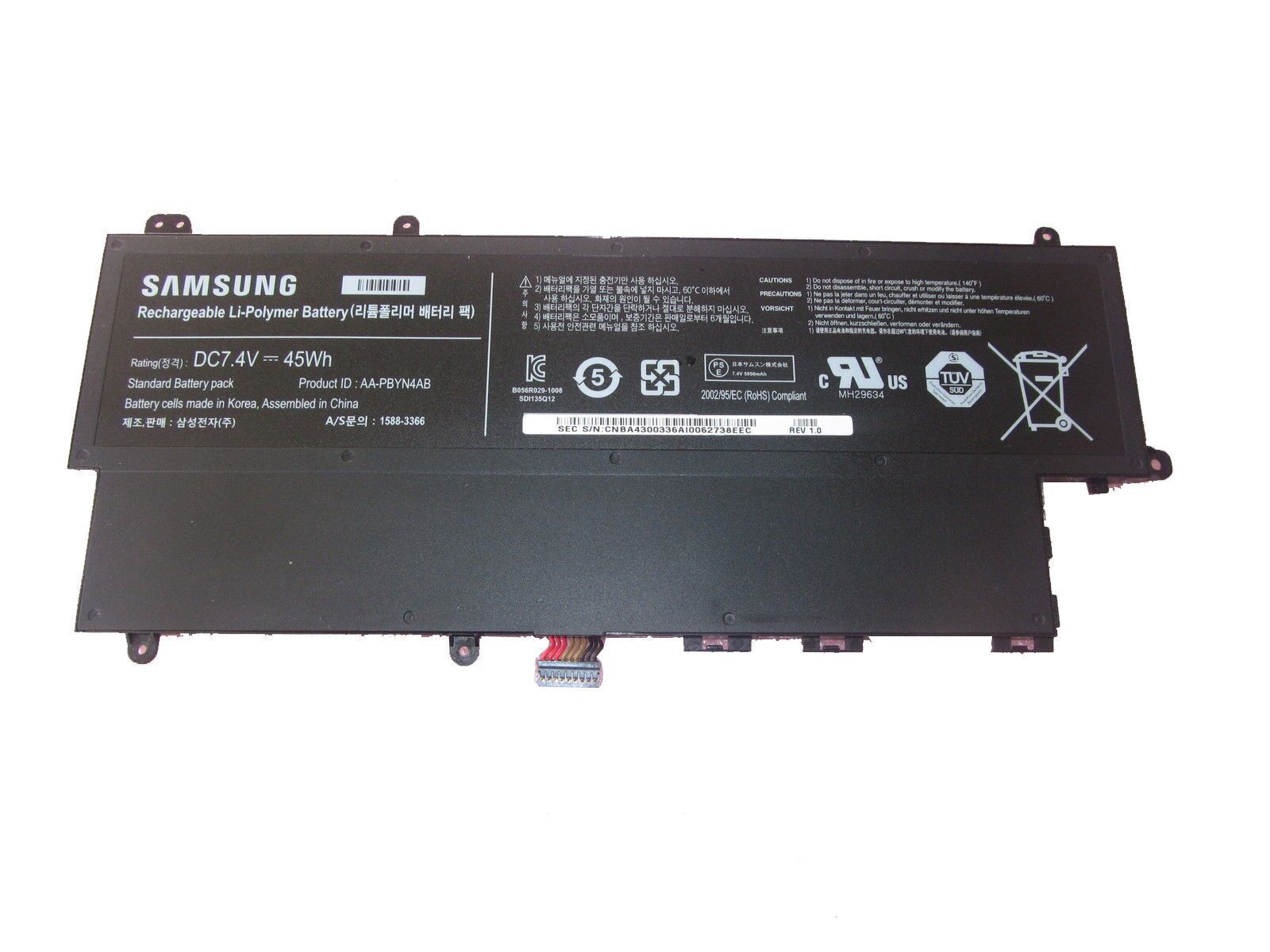 45Whr Akku Samsung NP530U3B-A01IT NP530U3B-A02IT